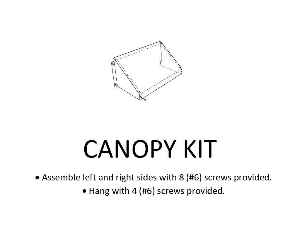 CANOPY KIT for Chicken Coop Door-automatic chicken door overhang,automatic door canopy,chicken coop overhang,Coop Door,protect automatic chicken door