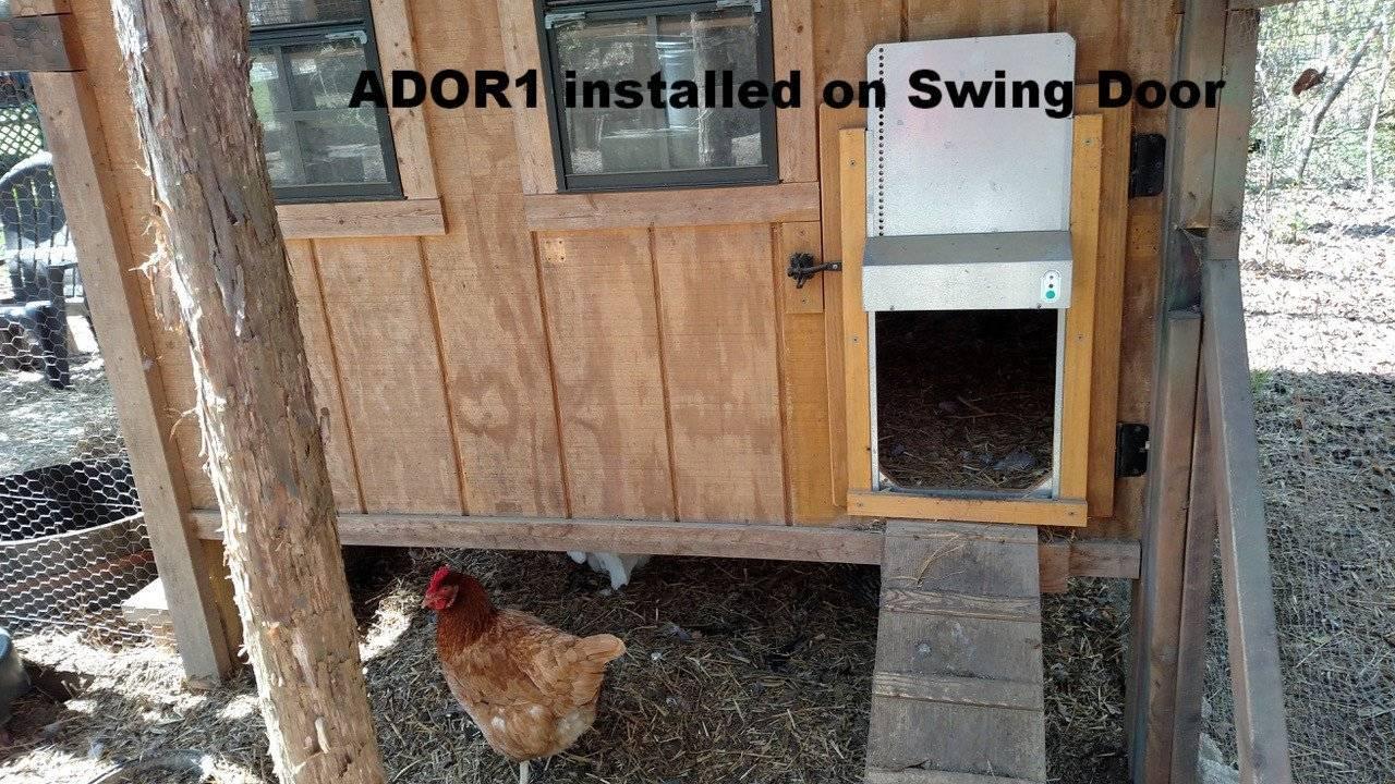 Automatic Chicken Coop Door - ADOR1-automatic chicken coop door,automatic chicken coop door opener,Automatic Chicken Door,automatic chicken door opener,automatic coop,automatic coop door,chicken coop door,electronic chicken door opener,electronic door,solar,solar coop door,solar coop door opener,solar powered coop,tractor coop