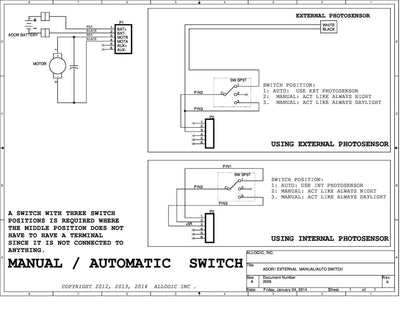 Automatic Chicken Coop Door - ADOR1-automatic chicken coop door PCB2